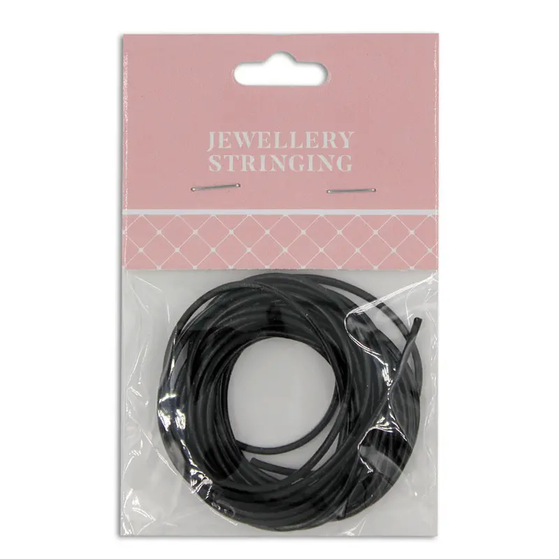 1.5Mm Genuine Leather Cord, Black- 2M- Sullivans 1