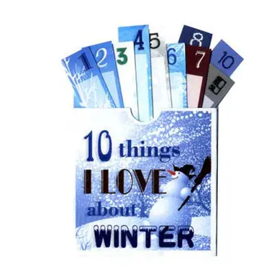 10 Things Pocket Tag Pack, Winter 1