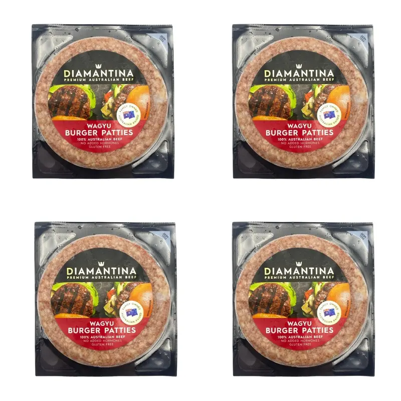100% Wagyu Beef Burgers 150G - 4 Pack 1