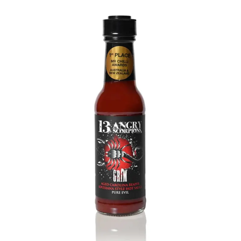 13 Angry Scorpions Grim Hot Sauce 150Ml 1
