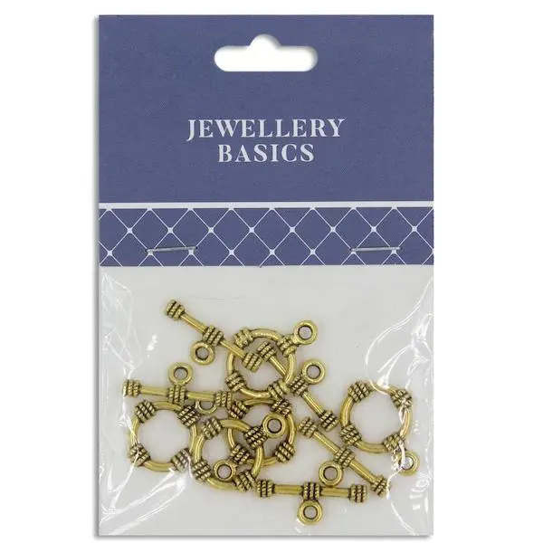 15Mm Toggle Clasp, Boho Gold- 5 Sets- Sullivans 1
