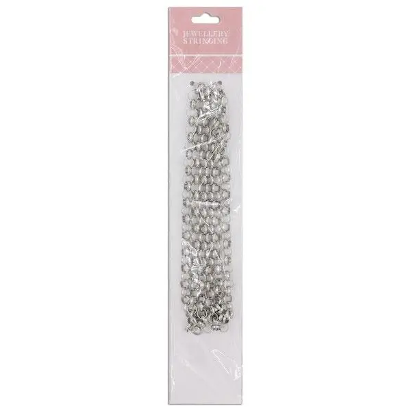 1M Thick Round Link Chain, Dark Silver- Sullivans 1