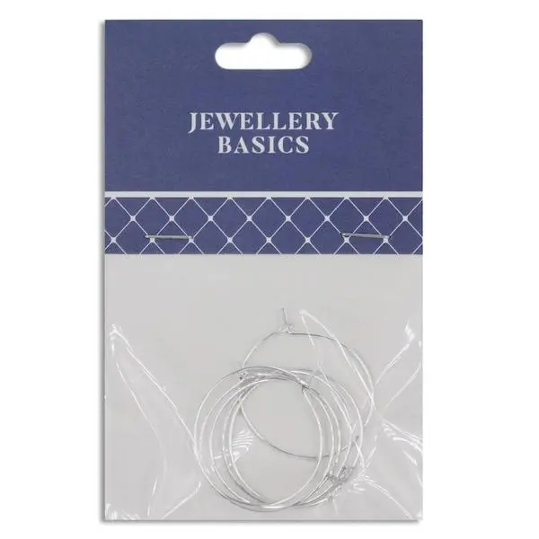 25Mm Wine Glass Rings, Silver- 6Pc- Sullivans 1
