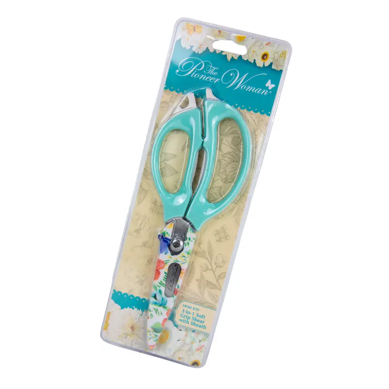 3-In-1 Shears With Sheath Soft Grip 1