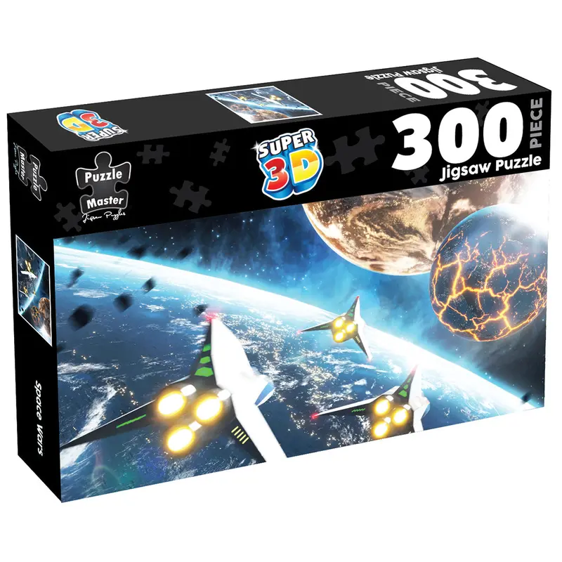 300-Piece Jigsaw Puzzle Super 3D, Space Wars 1