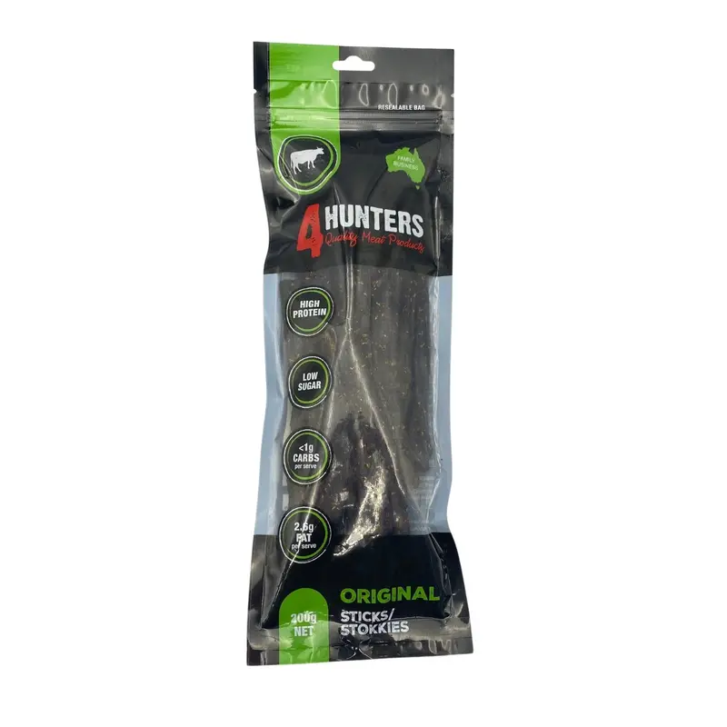 4 Hunters Original Jerky Sticks 200G 1