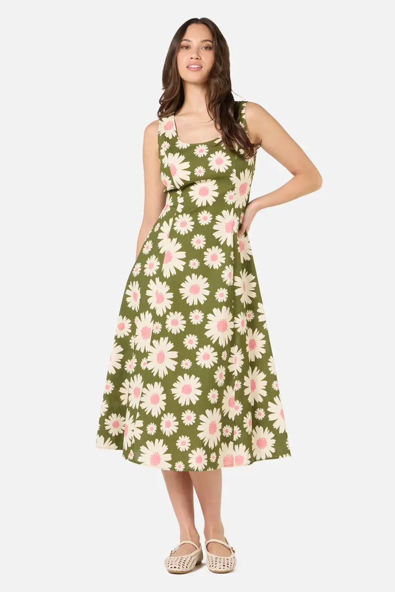 60'S Daisy Midi Dress 1