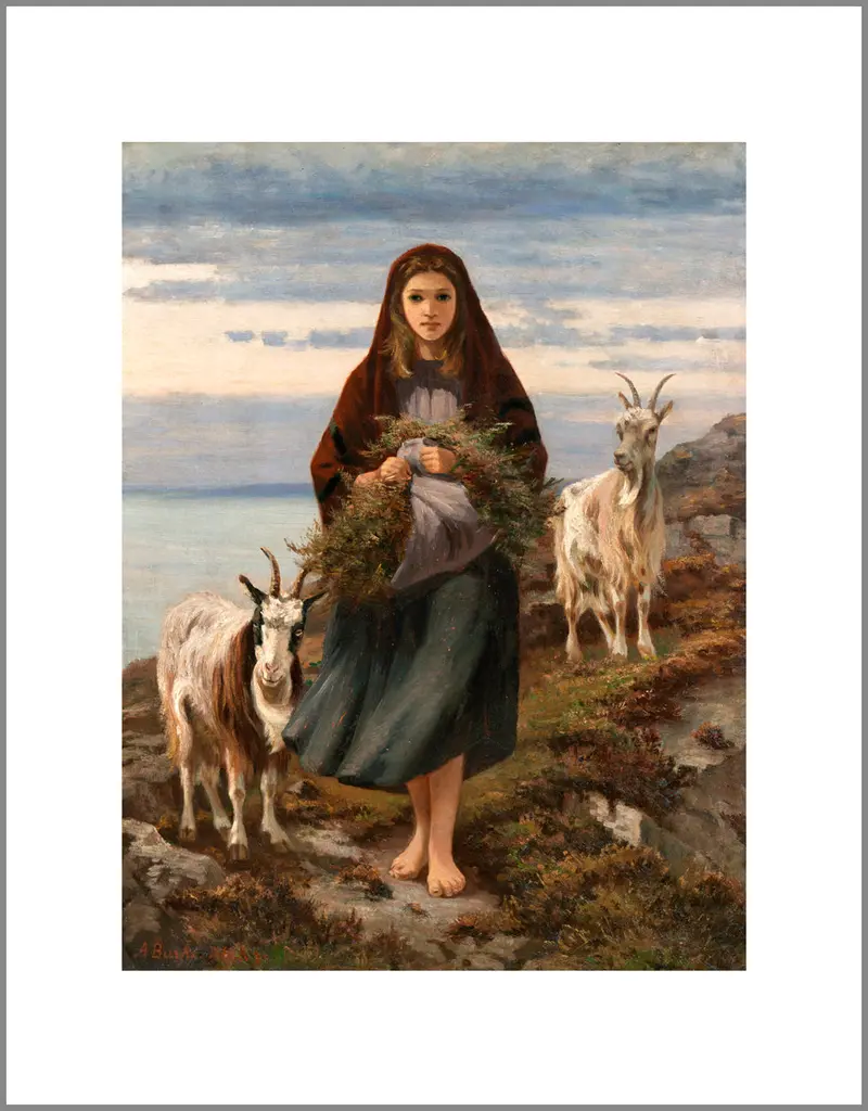 A Connemara Girl Canvas Print 1
