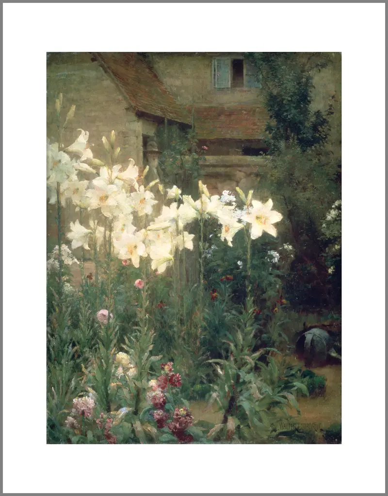 A Cottage Garden Canvas Print 1