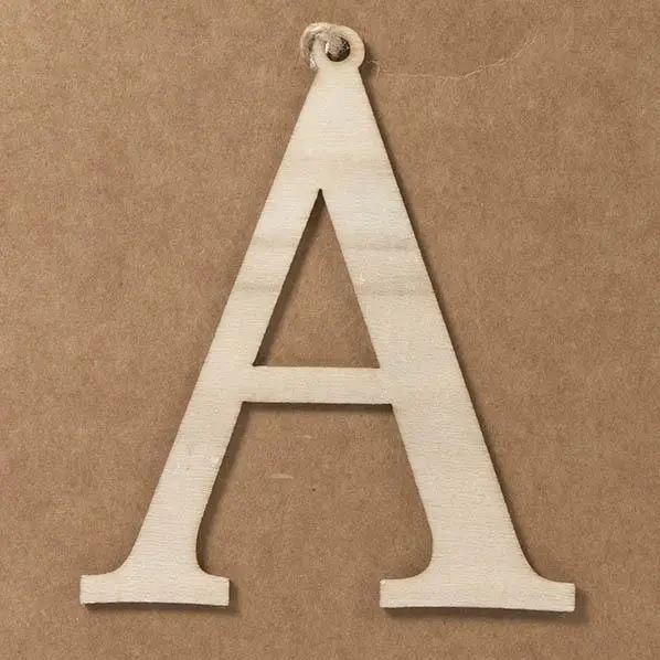 A Large Plywood Letter- 8Cm 1