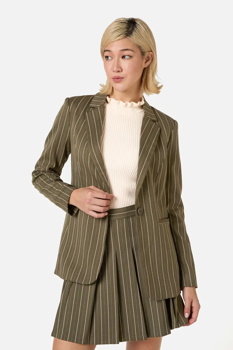Abby Pinstripe Jacket 1