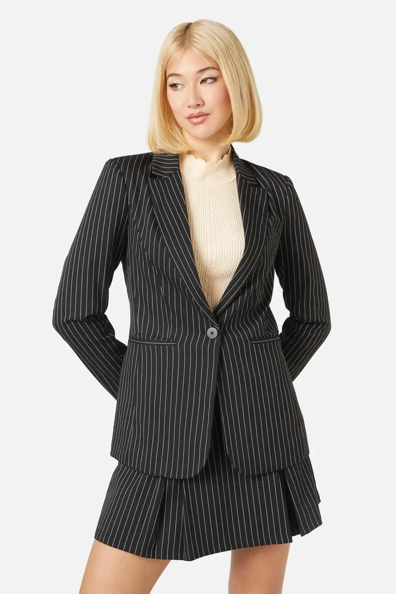 Abigail Pinstripe Jacket 1