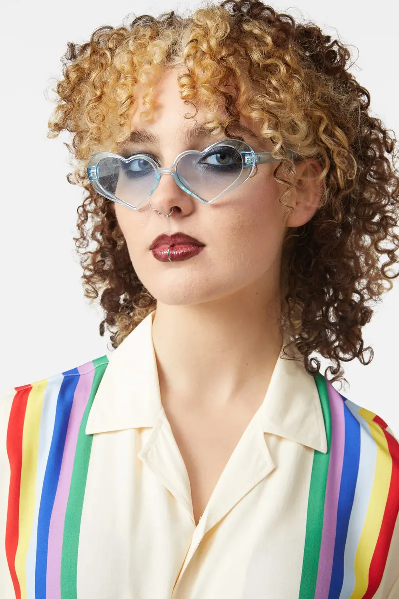 Acetate Heart Sunglasses 2