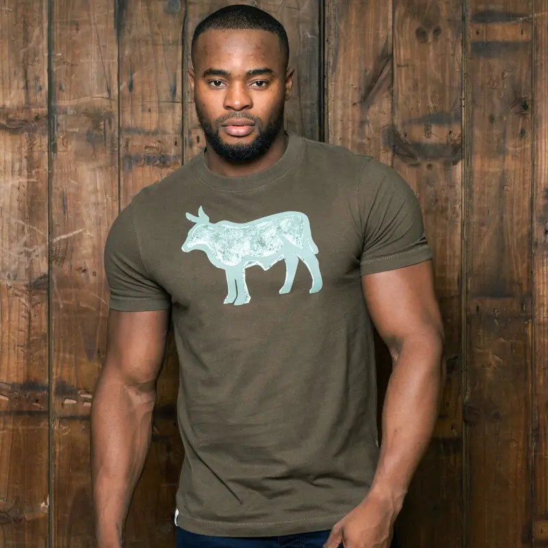 Acid Wash Nguni Crew Tee - Fatigue 1