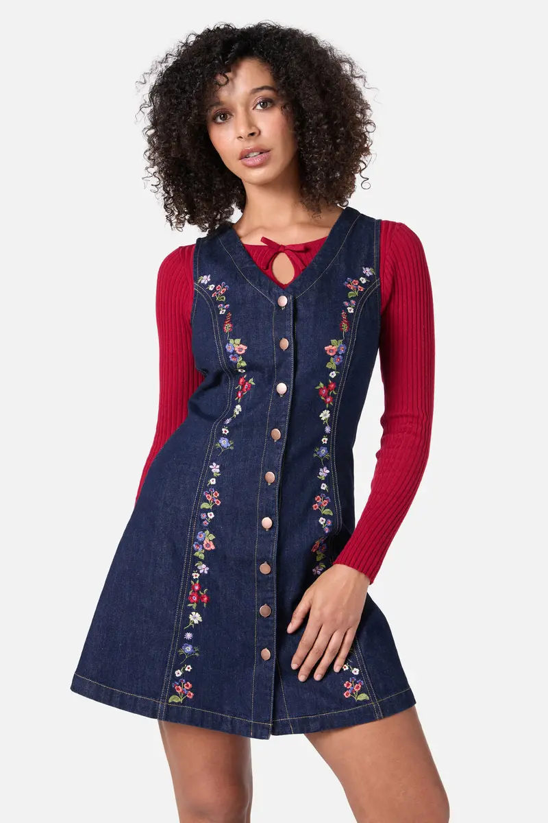 Ada Embroidered Pinafore 1