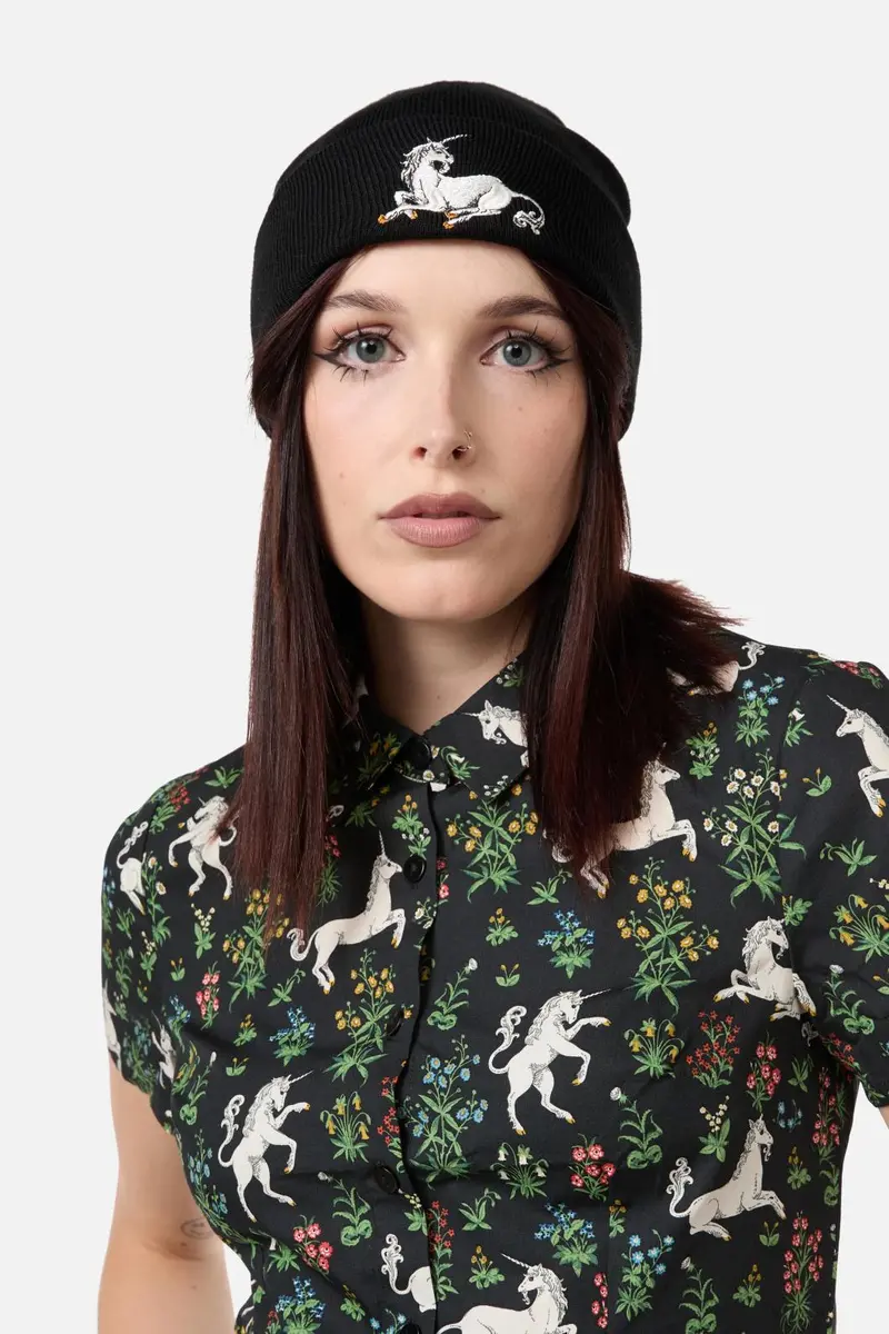 Alicorn Embroidered Beanie 1