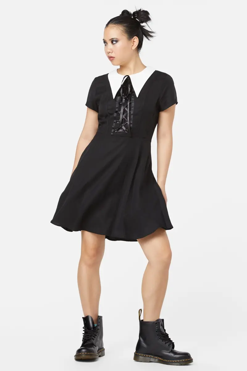All Tied Up Gothic Dress 1