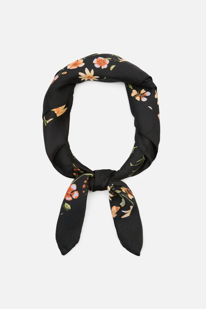 Alyssa Square Satin Scarf 1