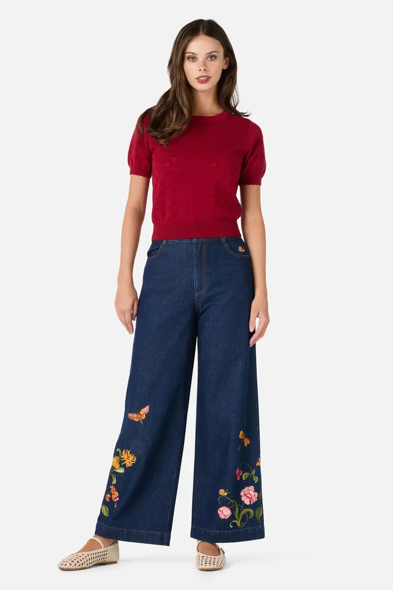 Amora Heart Knit Top 1