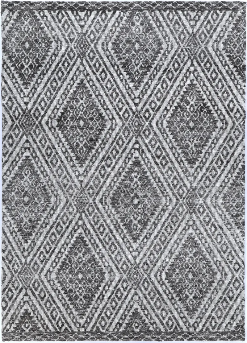 Amritsar Majitha Grey Cotton Blend Rug 1