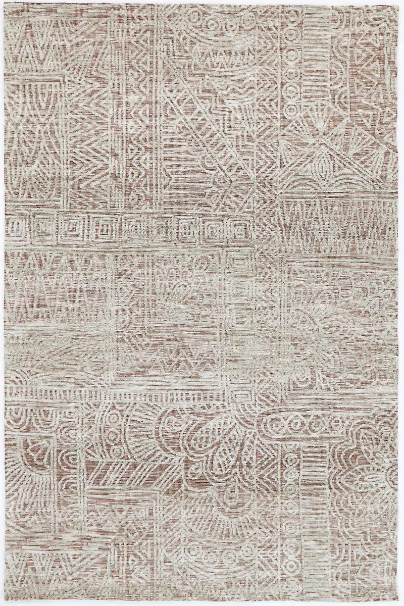 Amritsar Newburg Rust Tribal Rug 1