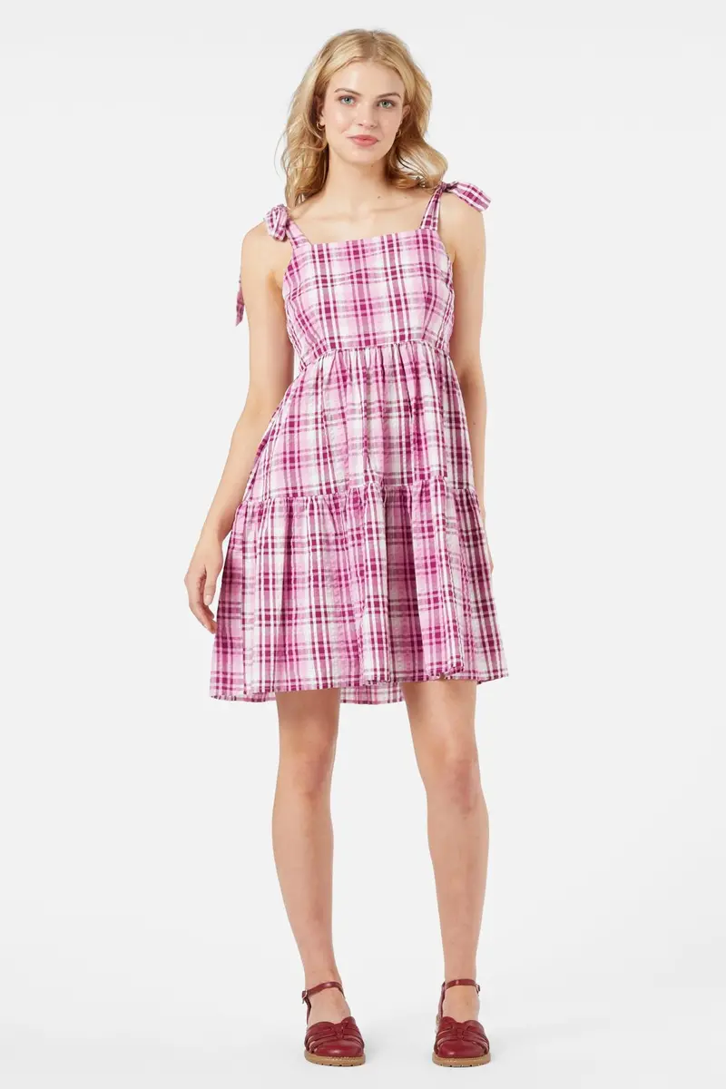 Andie Check Sundress 1
