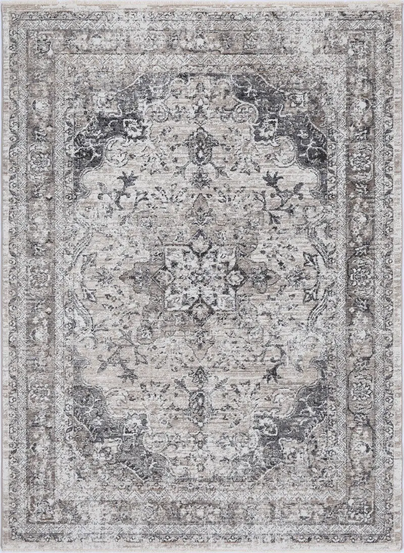 Annapolis Samarkad Ash Traditional Soft Rug 1