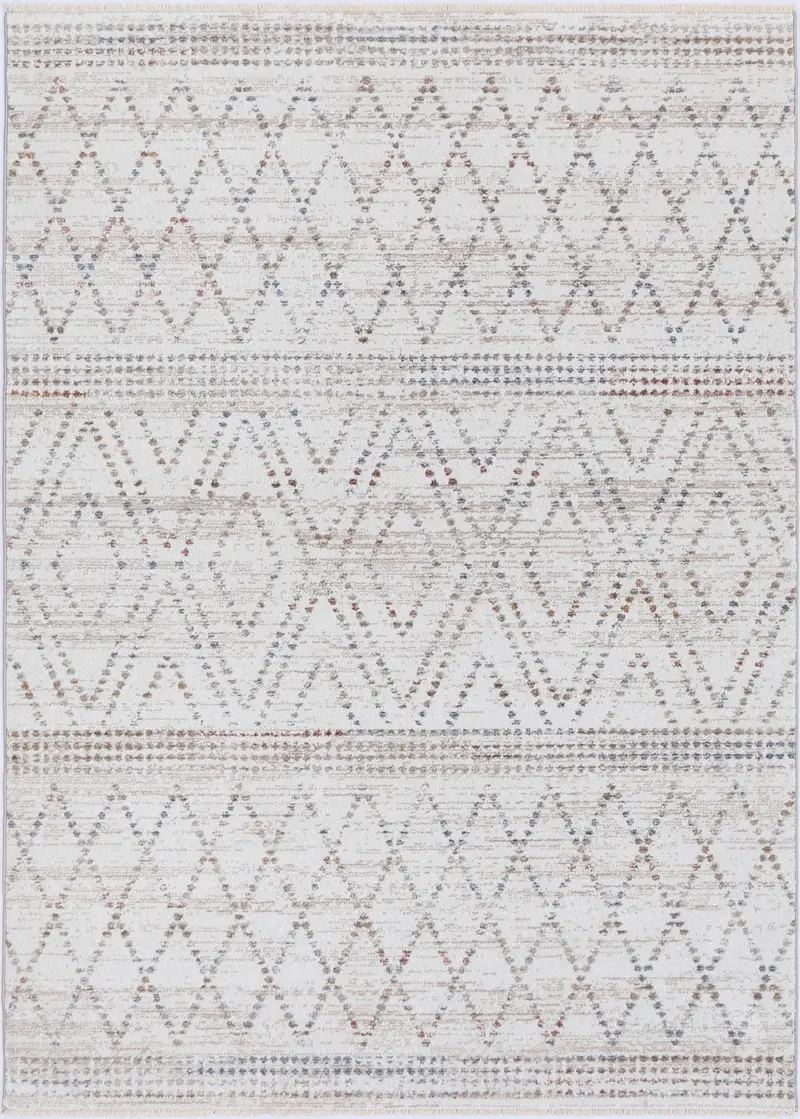 Annapolis Tabriz Beige Geometric Soft Rug 1
