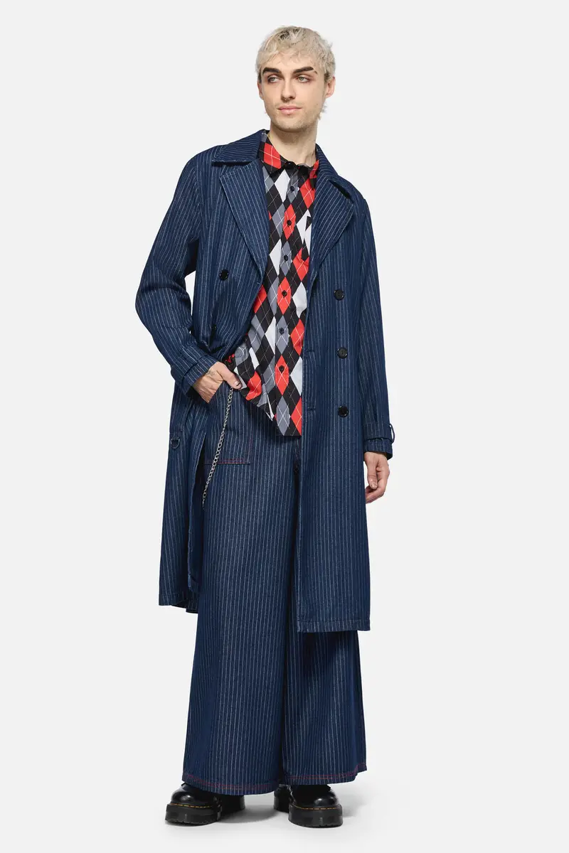 Anon Pin Stripe Coat 1