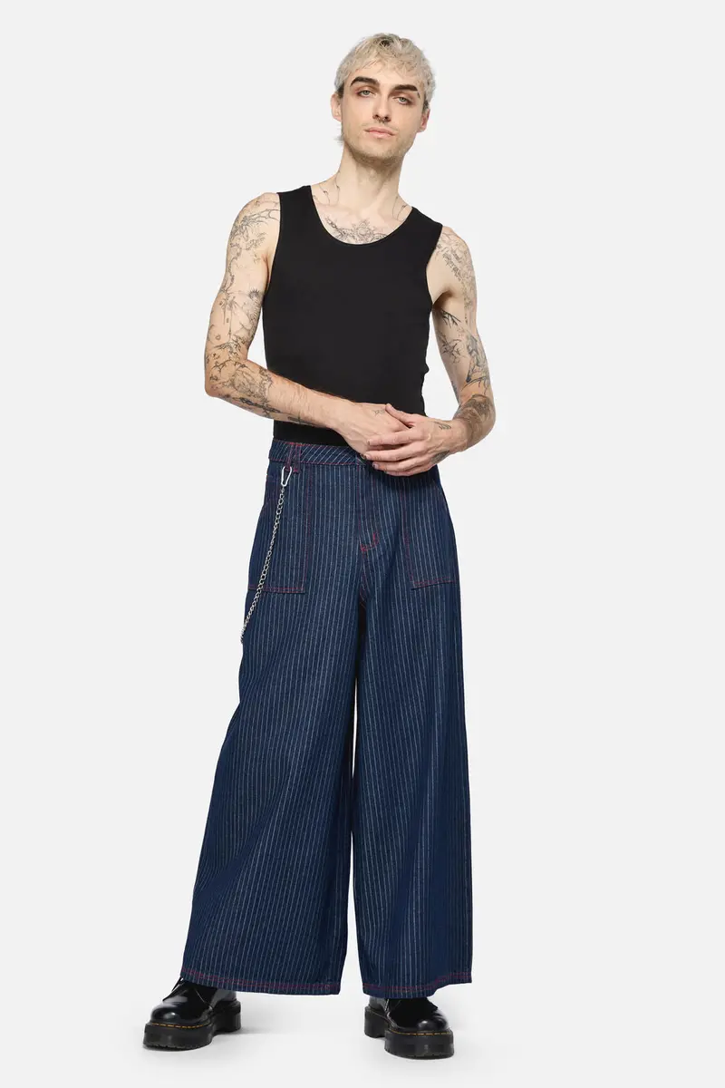Anon Pin Stripe Jeans 1