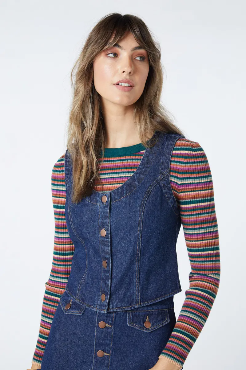 April Denim Vest 1