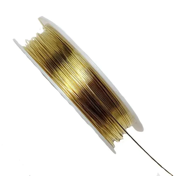 Arbee Copper Beading Wire, Gold- 30M 1