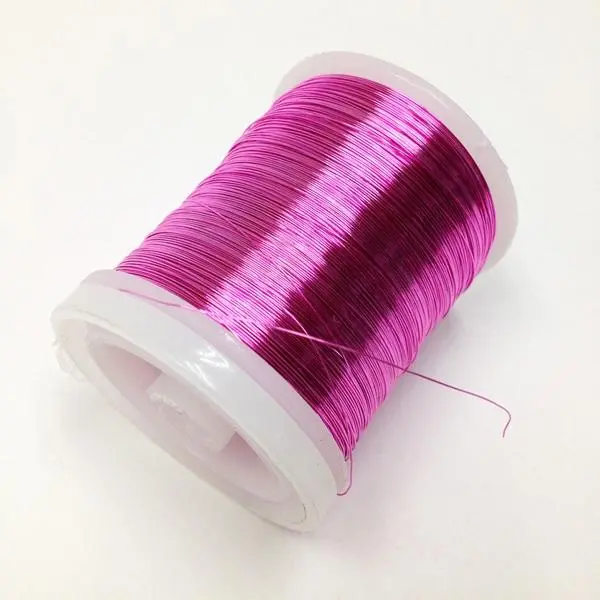 Arbee Copper Beading Wire, Pink- 48M 1