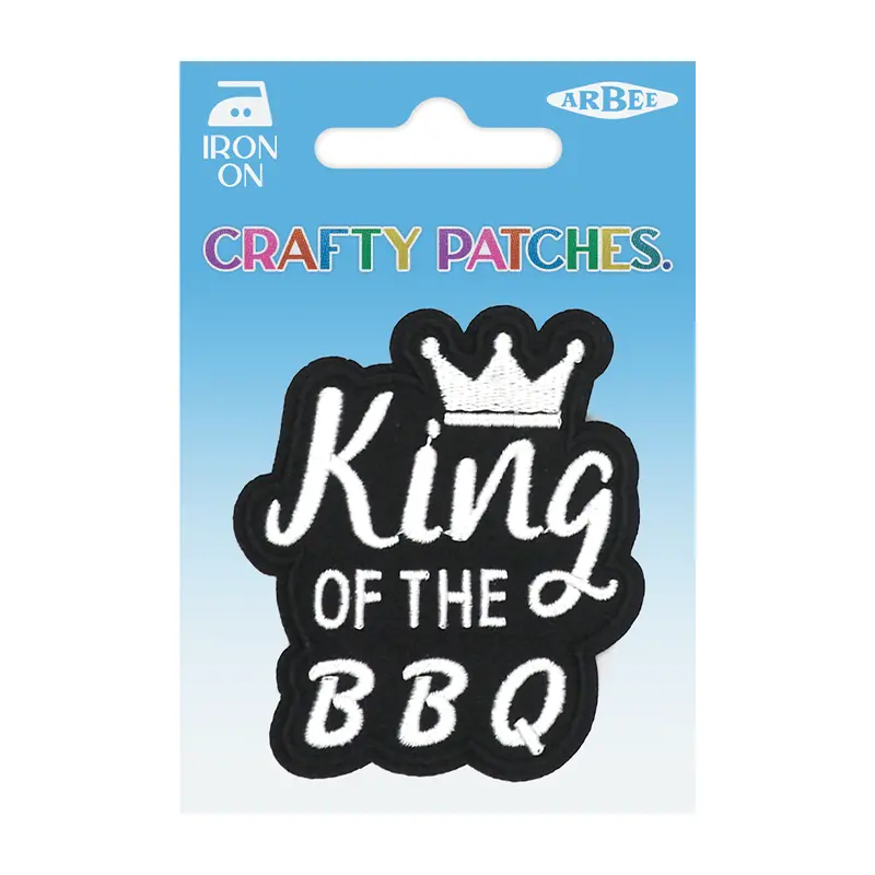 Arbee Crafty Patch, King Of The Bbq- 1Pc 1