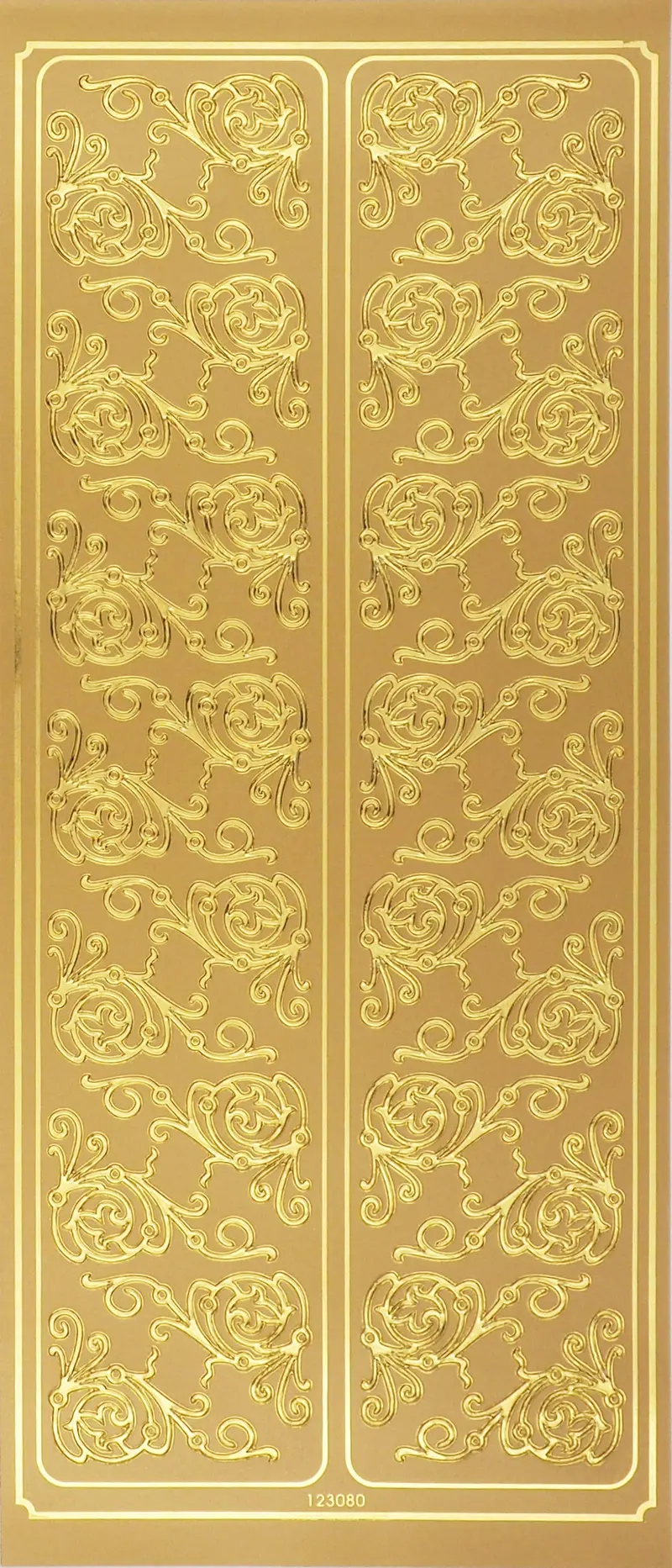 Arbee Foil Stickers Floral, Gold 1