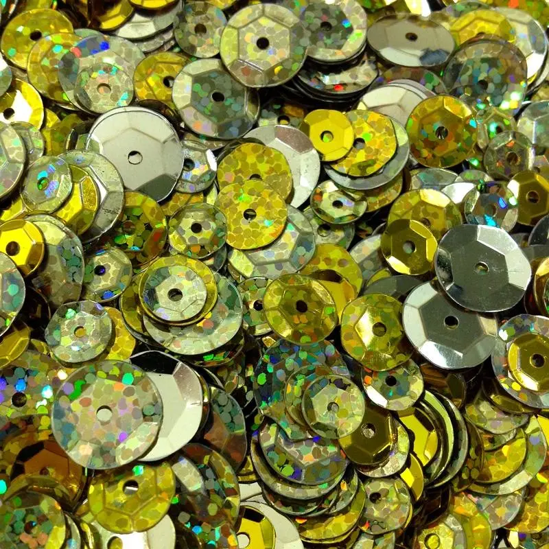 Arbee Sequins, Gold Mix- 6-8Mm 1