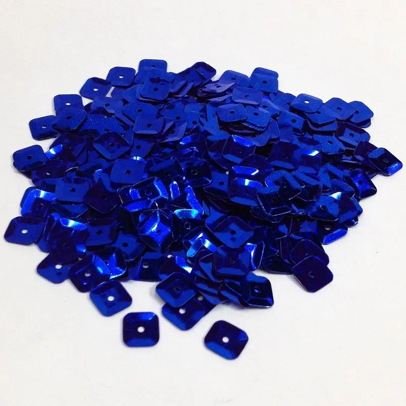 Arbee Sequins, Royal Blue Square- 7Mm 1