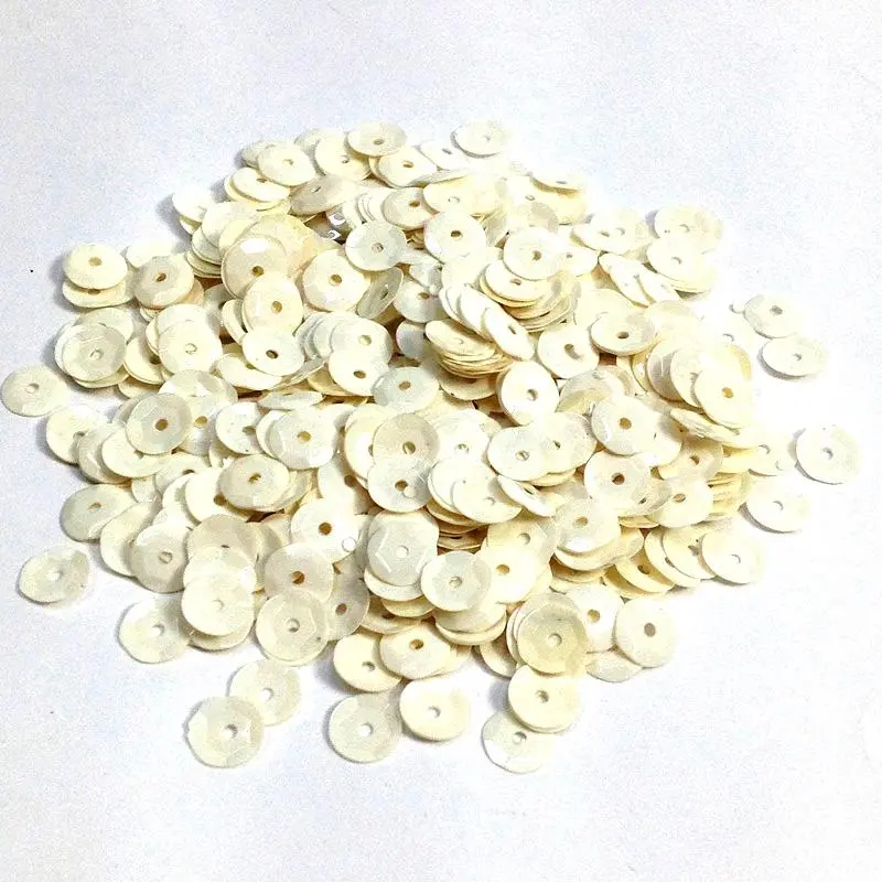 Arbee Sequins, White Cup- 6Mm 1