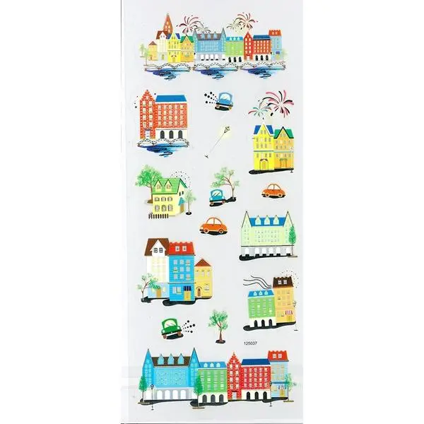 Arbee Sticker, Transparent Houses 1