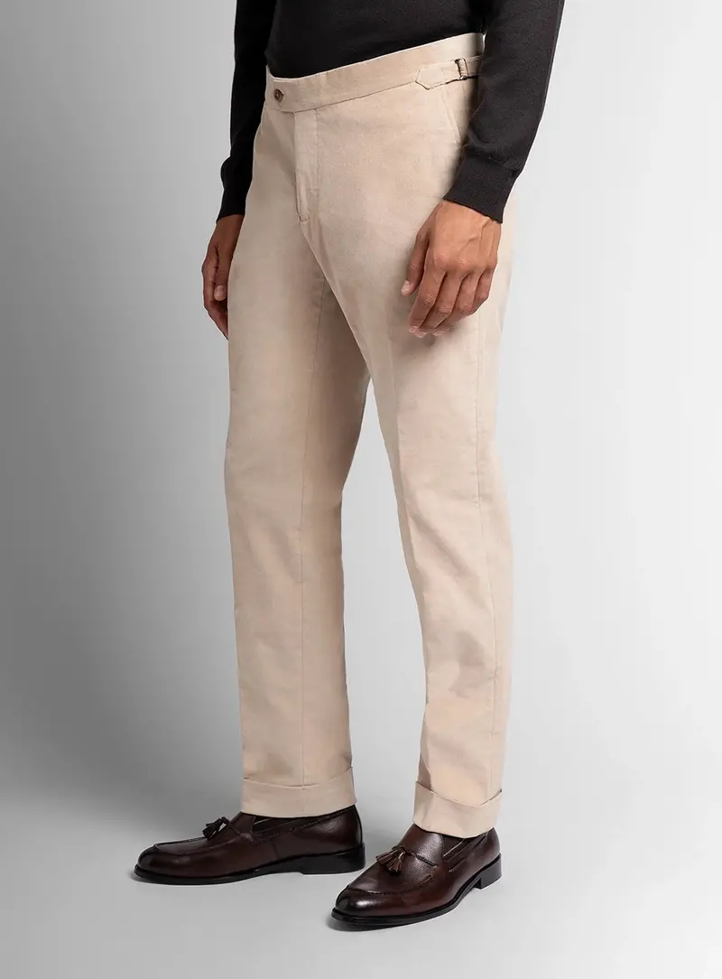 Argenta Babycord Sand Beige Trousers 1