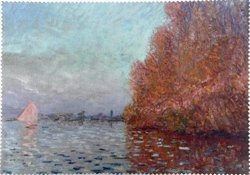 Argenteuil Basin With A Single Sailboat Lens Cloth 1