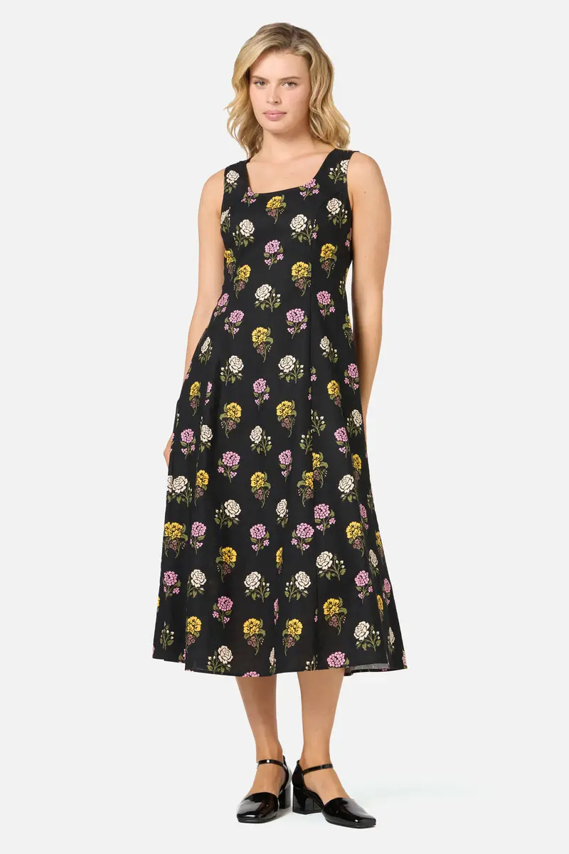 Astrid Rose Midi Dress 1