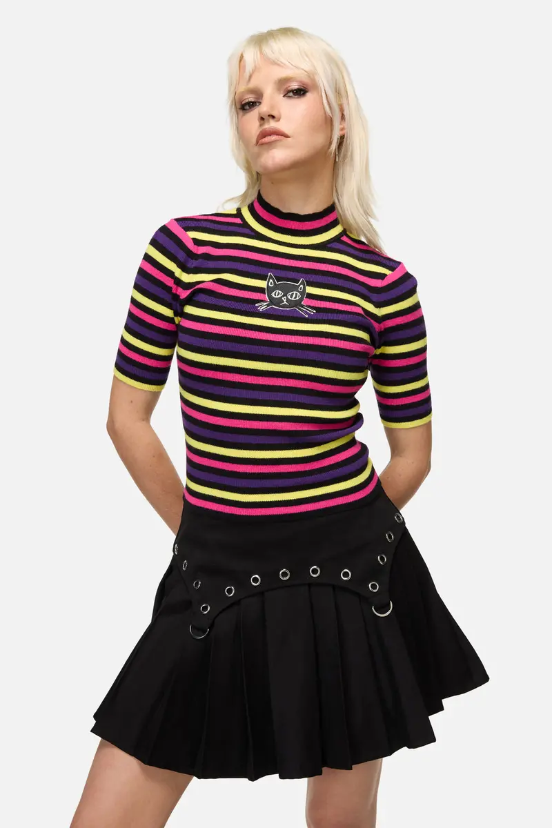 Atomic Cat Stripe Knit 1