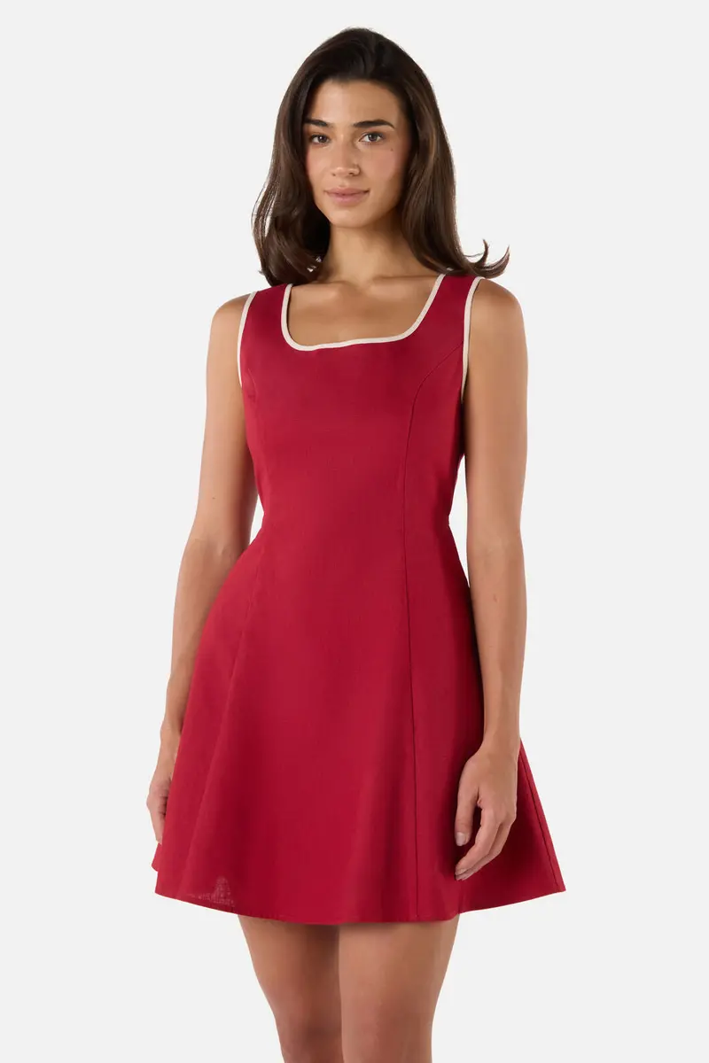 Bailey Contrast Mini Dress 1