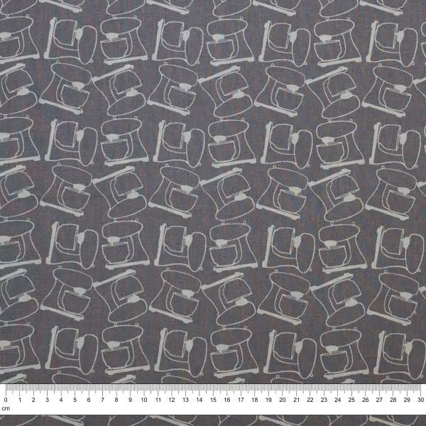 Bakery Prints Cotton Fabric, Mixer- 112Cm 1