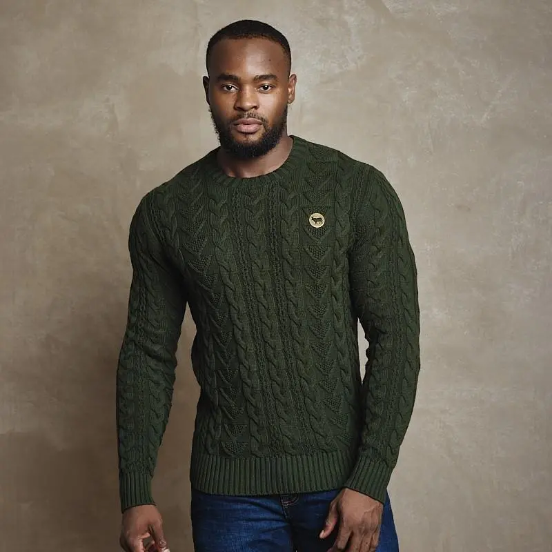 Bakoven Cable Pullover - Fatigue 1