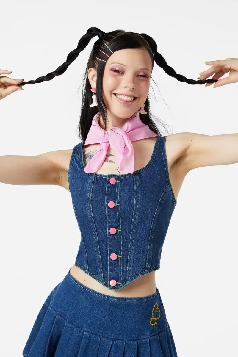 Bandit Denim Corset 1