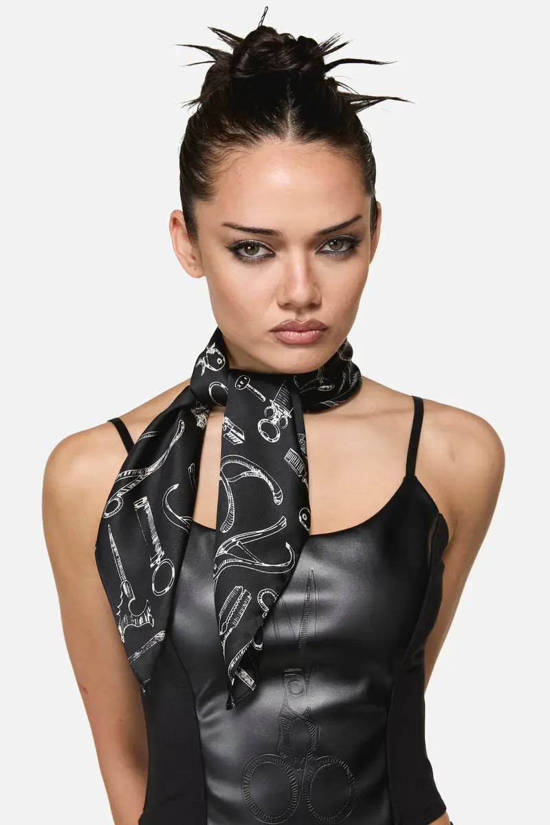 Barbaric Satin Scarf 1