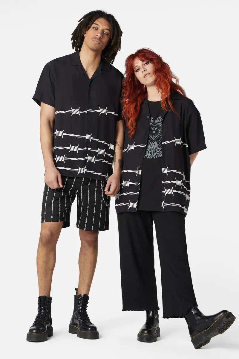 Barbed Wire Border Ss Shirt 1
