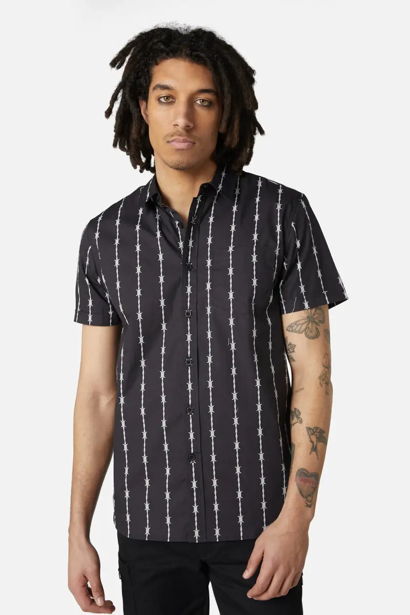 Barbed Wire Short Sleeve Shirt 1